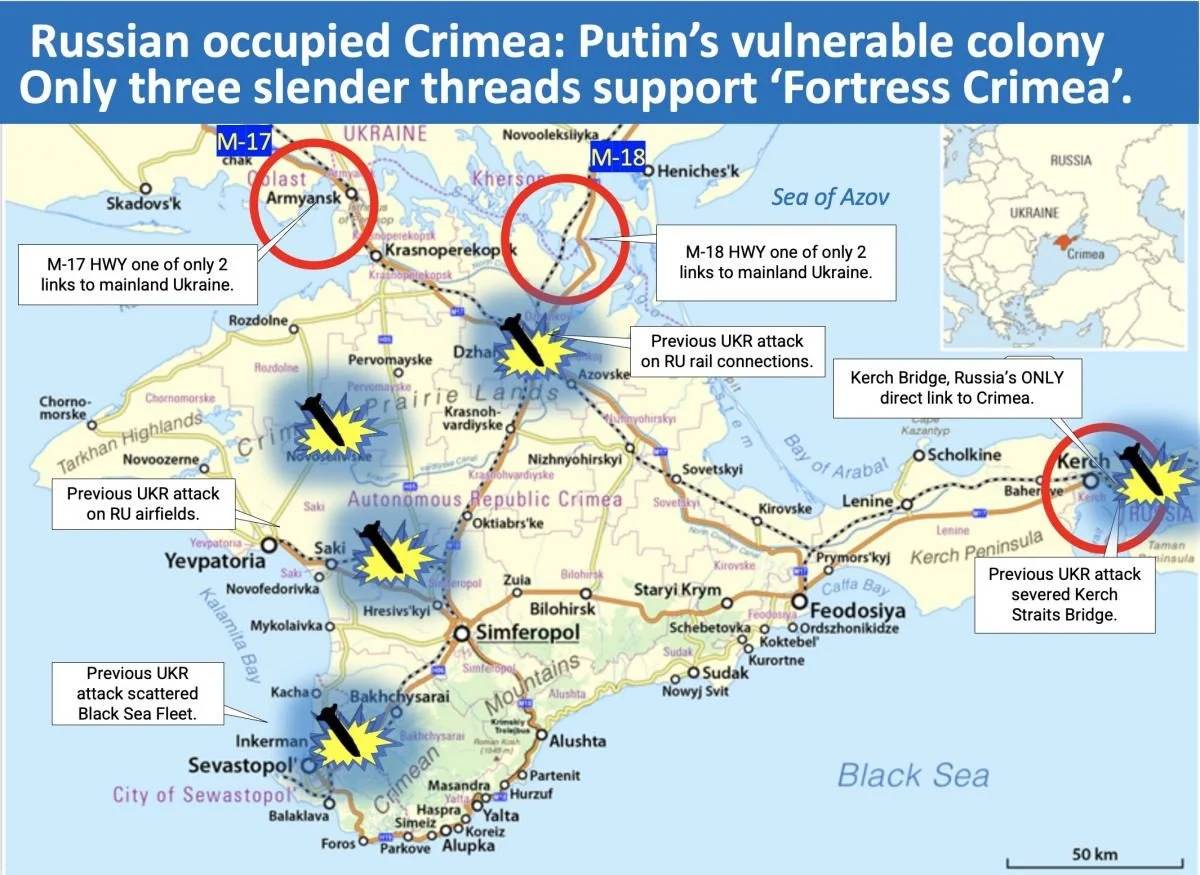 Планът за деокупация на Крим, предложен от ген. Бен Ходжис